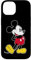 Hülle für iPhone 14 Disney Mickey Mouse Klassische Pose Schwarz