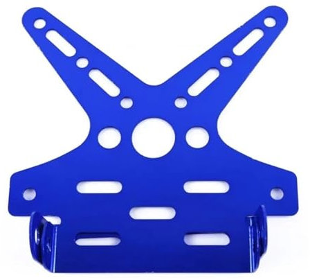 Registration Plate Holder Motorcycle Rear License Plate Frame Motorbike Bracket Rack Scooter Adjusted Number Plate Holder