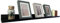 BD ART Wandregal, Schweberegal, für Fotorahmen, Bücher, 100 cm Schwarz, 1er Set, Regalbrett, Regal zur Präsentation, Dekos für Wohnzimmer, Küche, Arbeitszimme