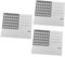EXCEART 3St Schreibtischkalender immerwährender kalender perpetual calendar büroartikel bürogadges Kalender für den Schreibtisch Monat Datumsanzeige Kalender Desktop- Metall