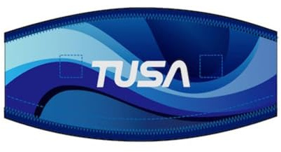 TUSA TA-5008 Scuba Mask Strap Cover (Blue)