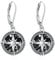Eusense 925 Sterling Silber Kompass Ohrringe Kompass Tropfen Ohrringe Schmuck für Frauen Mädchen
