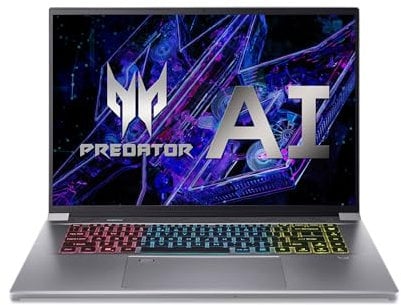 acer Predator Triton Neo 16 Gaming Laptop, 16 165Hz WQXGA+ 165Hz Display, AI-powered, Intel Core Ultra 9 185H, 32GB LPDDR5X RAM, 2TB SSD, NVIDIA GeForce RTX 4070, US English RGB Backlit Keyboard