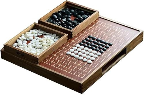 Nachahmung Jade Schach Go Board Set, Erwachsene Schublade Go Set, klassisches Strategie -Brettspiel