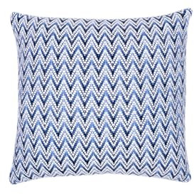 Alrun Nordic Design Kissenbezug Kissenhülle - 100% Wolle - 45 x 45 cm Farbe blau