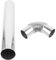 NUOBESTY 1Ensemble Tuyaux de Acier Inoxydable avec Tube Droit Adaptateur Kit pour Poêle à Installation Facile à Chaleur