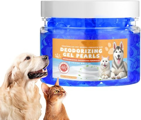 Deodorisierende Gel Perlen,anhaltende Frische Duftperlen - Hunde Geruchsabsorber Granulat | Für Badezimmer Auto Boot Katze Hund Bereiche Haus Küche