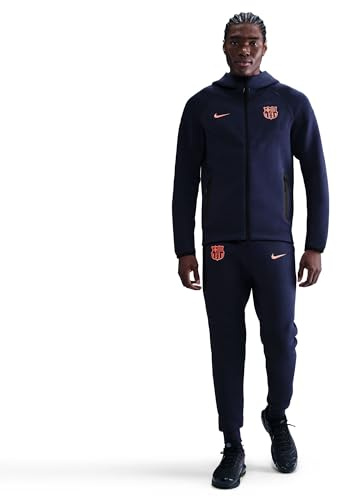 FC Barcelona Tech Windrunner Nike Total 90 Fußball-Fleece-Hoodie für Herren, HQ1829