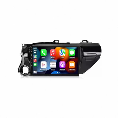 Radio de Coche con Pantalla Táctil para Toyota Hilux 2015 2016-2020 Multimedia Monitor, Bluetooth, WiFi, GPS, Camara Marcha Atras, Radio Receptor FM, 4 Nuclear 1G+16G