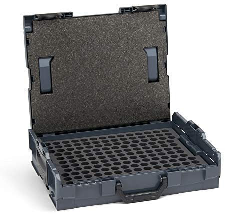 Bosch Sortimo L-Boxx 102 anthrazit mit Einsatz für Brennerdüsen