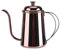 650 Ml Théière en Acier Inoxydable Antirouille Col de Cygne Pot de Café Bouilloire Service à Thé et à Café pour Maison et Restaurant(Rose Gold)