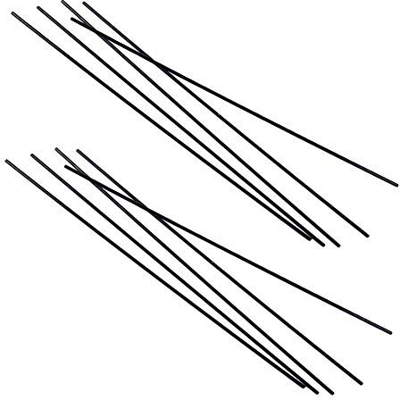 SOFIALXC Tiges en fibre de carbone pour avion RC DIY Quadcopter Barre de bras (500 mm de longueur) - 10 pièces - 5 mm