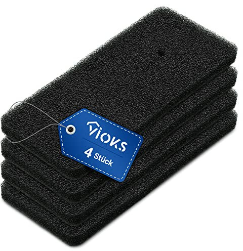 VIOKS Lot de 4 filtres éponge de rechange pour sèche-linge Samsung DC62-00376A 225 x 100 mm - 225 x 100 mm