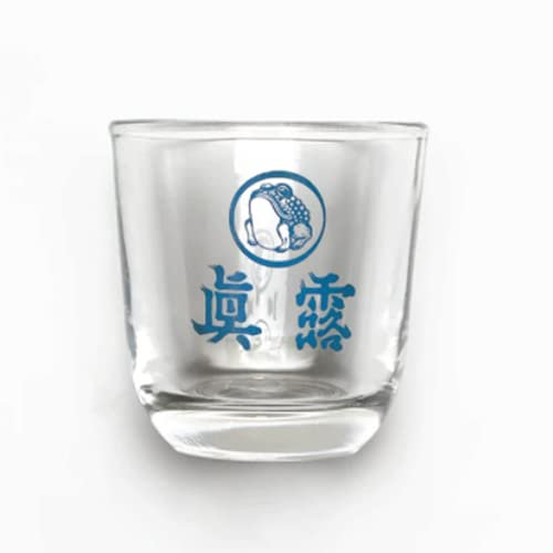 JINRO Soju Schnapsglas, koreanischer Vintage-Retro-Becher 50 ml, transparent, 1 Stück