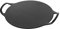 Victoria Grillplatte fur Pizza Gusseisen Pizzablech, 38cm mit Griffen, Induktion, Feuer, Grill, Ofen, Glaskeramik, Gas, Comal Vorgewürztem um eine Giftfreie Antihaftbeschichtung ohne PTFE zu Schaffen