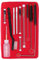 Tiiyee Kit De Nettoyage pour Pistolets à Peinture, d'entretien Pistolet Pulvérisateur Outil Professionnel Aiguilles Brosses Pinceaux élevée Airbrush Tools Auto Moto ATV Cyclomoteur Soudeur 22 pièces