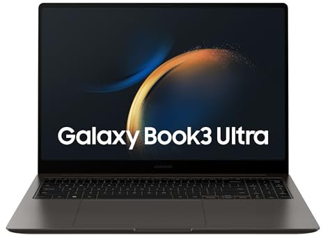 Samsung Galaxy Book3 Ultra, Ordinateur Portable, 16, Intel Core i9, 32 Go RAM, 1 To SSD, NVIDIA GeForce RTX, Anthracite, Clavier AZERTY FR