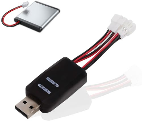 SUNGOOYUE CX405 4CH USB Lipo Battery Charger, Micro Mini USB Battery Charger Supply Charging Cord for 1S 3.7V Lipo LiHV 3.8V Battery RC Helicopter
