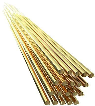 ERYUE Messing-Schweißdraht,20 stücke Messing Schweißdraht Elektrode 1,6mm * 250mm Löten Rod Keine Notwendigkeit Lötpulver