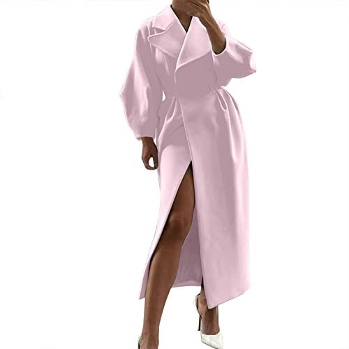 Black of Friday 2024 Cappotto Lungo Cerimonia Donna Giacca Invernale Donna Calda Cappotto Rosso Elegante Cappotto Donna con Pelo Fashion Donna Prime Deals October 11-12 Big Deal Days