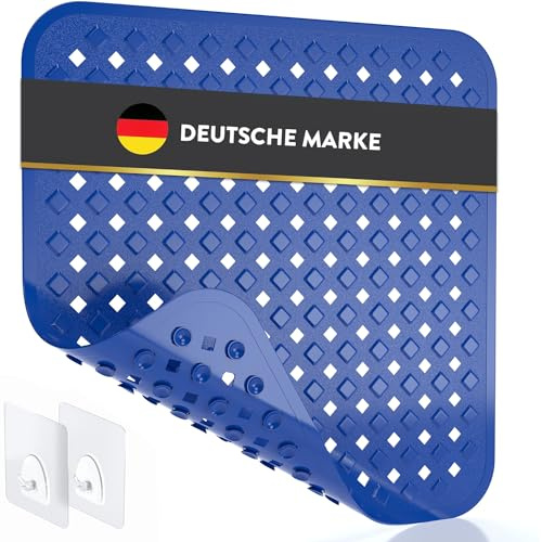 BAMONDO Duschmatte rutschfest & Hautsensitiv (Royalblau) 53x53 cm - Antirutschmatte Dusche maschinenwaschbar - Duscheinlage rutschfest BPA frei