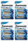 PANASONIC - Lote de 4 ampollas de 2 pilas Evolta D Mono LR20-1,5 V