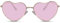 Cheapass Damen-Sonnenbrille, herzförmig, modisch, UV400-geschützt, Ca: 015 - Gold, Medium