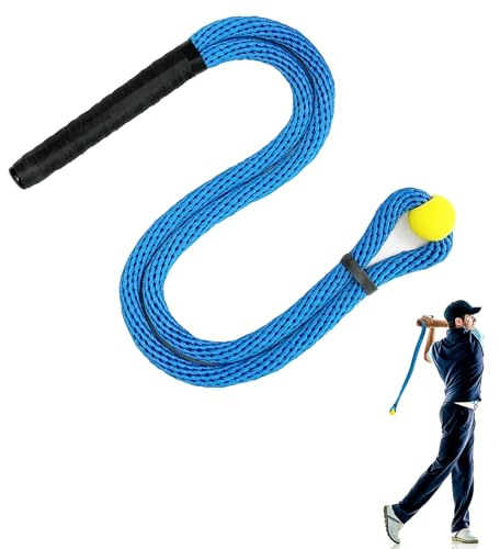 Cusprtm Golf Rope Swing Trainer, Professional Golf Swing Rope Training Aid to Improve Speed, Tempo, Rhythm, Flexibility and Strength, Golf Warm-Up Practice Equipment for Golfers of All Levels