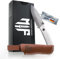 Messerfieber Waschbärklinge Weiß – Outdoormesser – Full-Tang 1.4116 Stahlklinge, Stonewash Finish – Lederscheide optional – Messer Outdoor, Angelmesser, Camping Messer mit 58 HRC Härte