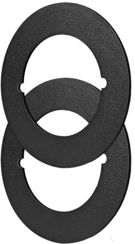 Door Handle Cover - Doors Reinforcement Plates | Metal Round Door Knob Reinforcement Plate | Door Handle Cover Filler Fixing Repair Backplate for Home, Living Room, Bedroom