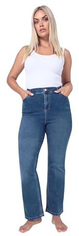 Yours Curve Bootcut Stretch Isla Jeans - Women's - Plus Size Curve