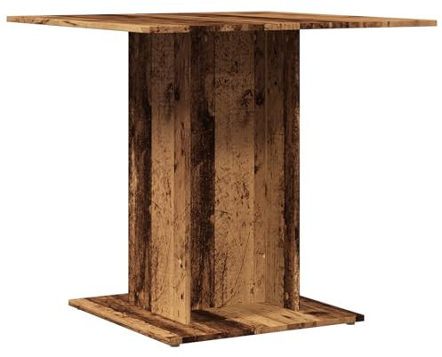 vidaXL Esstisch, Küchentisch Pflegeleicht, Tisch für Esszimmer Küche, Esszimmertisch Speisetisch, Altholz-Optik 80x80x75cm Holzwerkstoff