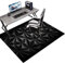 60 x 100 cm Tapis de Protection du Sol pour Chaise de Bureau, Tapis Gaming Sol, Tapis de Protection du Sol pour sols durs, Tapis de Sol bureau pour Chaise de Bureau stratifiée, Bureau et Chambre