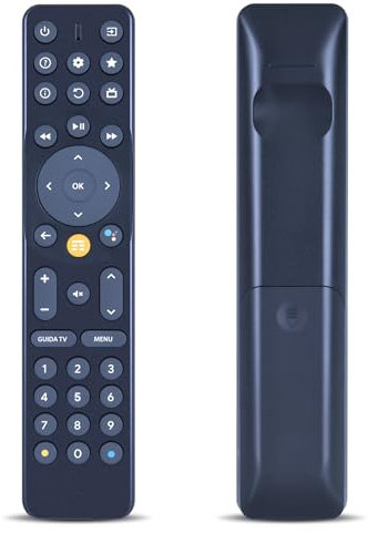 TCNOUMT Telecomando di ricambio per TimVision Box Con Android TV 10 DVB-T2 (Assicurati che il tuo telecomando originale sia lo stesso dell'immagine principale che abbiamo elencato prima dell'acquisto)