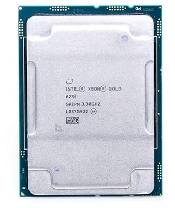 Intel Xeon Gold 6234 CPU | 8-Core @ 3,30 GHz | Cache 24,75 MB | TDP 130W | Socket FCLGA3647 | (Zertifiziert und Generalüberholt)