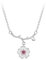 SHZZHS Collana con ciondoli di Fiori di ciliegio per Gioielli da Donna