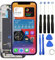 Écran OLED de Remplacement pour iPhone 12 Mini - 5,4 Écran Tactile Full HD avec Digitizer - Kit de Réparation Complet Compatible Modèles A2176 A2398 A2399 A2400