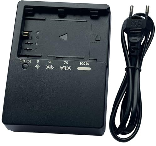 Chargeur de Batterie LP-E6 Compatible pour Canon EOS 70D 80D 90D 6D 60D,5D Mark IV,5D Mark III,5D Mark II,5DS,6D Mark II, EOS R Cameras and More, Black