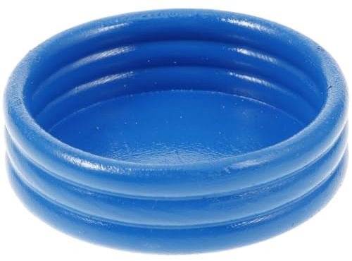 Parliky 64 Bleu, Plage Micro-Paysage Décoratif, Figurines Fête Plage pour Maison de Poupée, Accessoire Décoration Gâteau Piscine, Mini Piscine Hawaïenne