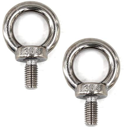 M14 Eye Bolt 304 Stainless Steel Heavy Duty Lifting Ring Bolt Screws Pack of 2