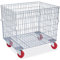 BRB Gitterwagen, stapelbar, 4 Lenkräder mit Kunststoffrollen, LxBxH 820x615x735 mm, Vol. 250 Liter, Tragkraft 400 kg, verzinkt