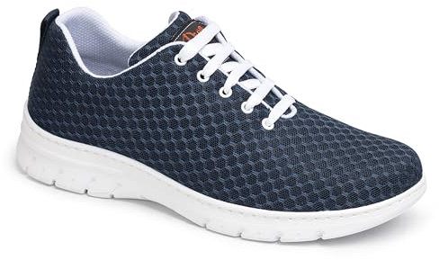 DIAN - CALPE Marino 42, Zapatilla de Trabajo para Sanidad y Hostelería, Unisex, Transpirable y Repelente a Líquidos, Plantilla Acolchada, Antirozaduras, Antideslizante y Antiestática.