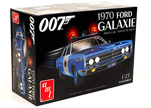1970 Ford Galaxie Police James Bond 007 Diamonds Are Forever 1:25 AMT Model Kit Bausatz AMT1172