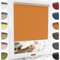 Schuette® Verdunkelungsrollo ohne Bohren/mit Bohren 2in1 ● Thermo Rollo Kollektion: Tangerine Touch (Orange) ● 35 x 230 cm (Breite x Höhe) ● Suprafix Klemmrollo = Klemmfix 2.0 ● 60s Montage mit Video