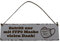 Generisch Zutritt nur mit Maske - vielen Dank! Schild Shabby Chic Deko weiß lackiert Deko Holz HDF ca 28 x 8 cm Hängeschild Hinweisschild Türschild mit Kordel