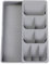 Generic Kompakter, Besteckkasten, Messer-Organizer, größenverstellbarer Schubladen-Einsatz, bis zu 9 Fächer, 40.4 x 16.5 x 5.4 cm