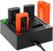 Battery Charger for Xbox One Controller Battery Pack,Charger Station with 4x1200mAh Battery for Xbox One Rechargeable Battery Pack,Xbox One Accessories for X|S/Xbox One S/X/Elite Wireless Controller