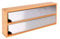 AC Dispensador de bambú para Film Transparente Recargable, Soporte de Rollos de Papel de Aluminio, cajón de Almacenamiento de película Adhesiva para Cocina