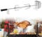 TRMLBE Brochetas Giratorias para Asar de 107 cm - Juego de Brochetas de Acero Inoxidable con Motor de 220 V - 240 V - Incluye 2 Agujas para Carne para Asador y Parrilla de Gas