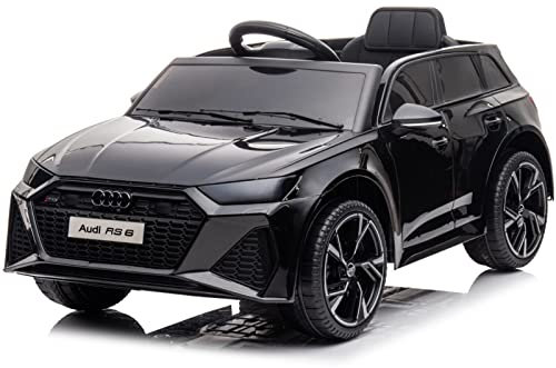 Audi RS6 Ride on car Kids Licensed Avant Performance 12V Battery/Electric Black